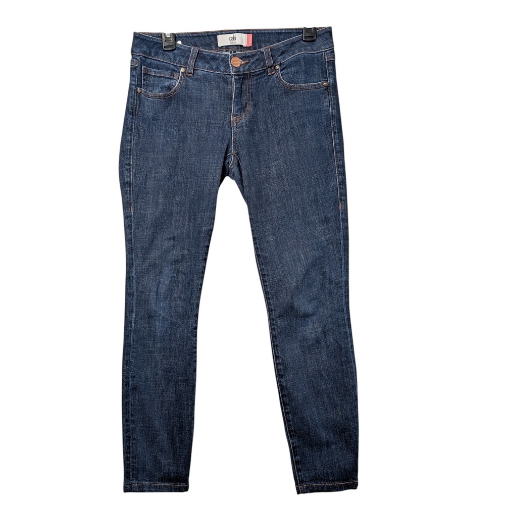 Cabi Jeans Skinny Womens Size 2 Dark Wash Denim Casual Boho Bohemian